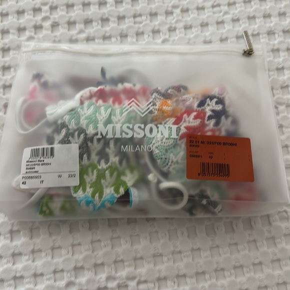 MISSONI MARE Zig-zag knit bikini. Size 42 NWT US Size 6 - Picture 9 of 9